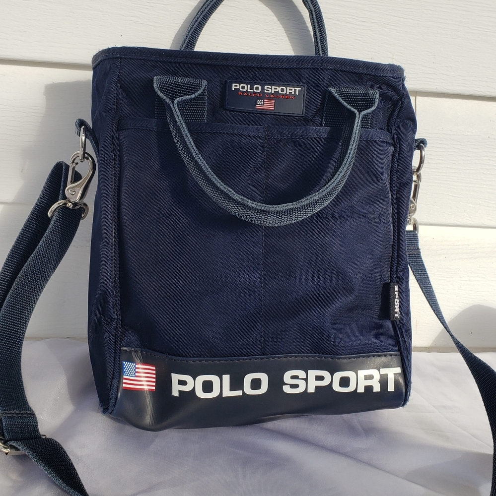 1990s Navy Blue Polo Sport Handbag!!!